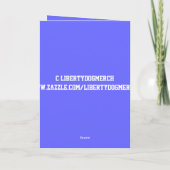 ウェルカムホームグリーティングカード – ハート – 米軍 カード (裏面)