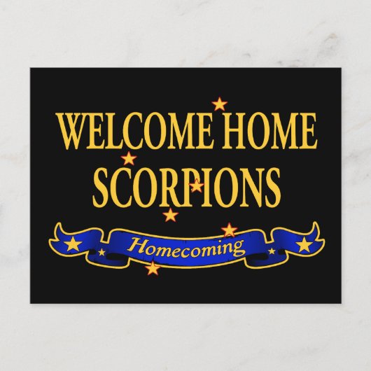 ウェルカムホームサソリ ポストカード (正面)