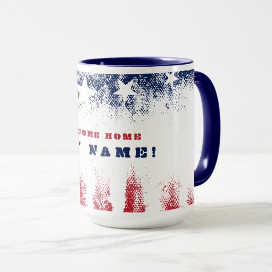 ウェルカムホームスター&ストライプ退役軍人 マグカップ (正面右)