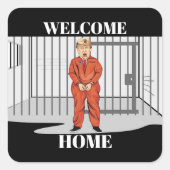 ウェルカムホームステッカー スクエアシール (正面)