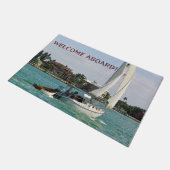 ウェルカムホームセーリングドアマット ドアマット (アングル)