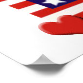 ウェルカムホームダディーフラッグデザインポスター ポスター (角)