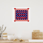 ウェルカムホームダディーフラッグデザインポスター ポスター (キッチン)