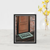 ウェルカムホームドアマット カード (黄色い花)