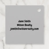 ウェルカムホームニューホームバイヤー不動産仲介業者サンキューユア フェイバータグ (裏面)