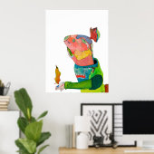 ウェルカムホームハニーバニー ポスター (ホームオフィス)