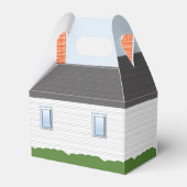 ウェルカムホームパーソナライズされた引っ越し祝いパーティートリートボックス フェイバーボックス (正面サイド)