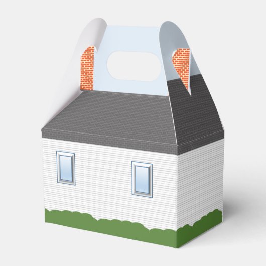 ウェルカムホームパーソナライズされた引っ越し祝いパーティートリートボックス フェイバーボックス (正面サイド)