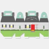 ウェルカムホームパーソナライズされた引っ越し祝いパーティー フェイバーボックス (見開き)