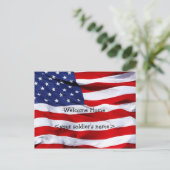 ウェルカムホームパーティーはがき インビテーションポストカード (スタンド正面)