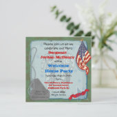 ウェルカムホームヒーロー軍隊パーティの招待状 招待状 (スタンド正面)