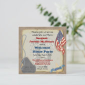 ウェルカムホームヒーロー軍隊パーティの招待状 招待状 (スタンド正面)