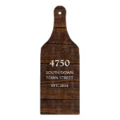 ウェルカムホームファーストホームニューホーム引っ越し祝いパーティープレゼント カッティングボード (正面)