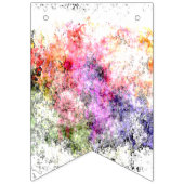 「ウェルカムホームベビーガール」バンティングバナー バンティングフラッグ (第1の旗)