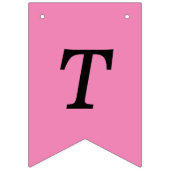 「ウェルカムホームベビーガール」バンティングバナー バンティングフラッグ (第3の旗)