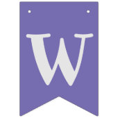 ウェルカムホームベビーバナーラベンダー バンティングフラッグ (第2の旗)