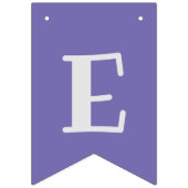 ウェルカムホームベビーバナーラベンダー バンティングフラッグ (第3の旗)