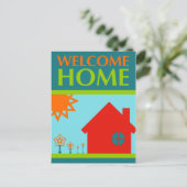 ウェルカムホームモダン(crayola) ポストカード (スタンド正面)