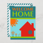 ウェルカムホームモダン(crayola) ポストカード (正面/裏面)