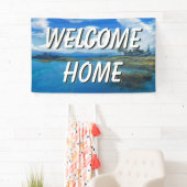 ウェルカムホームランドスケープ水バナー 横断幕 (インサイチュ)