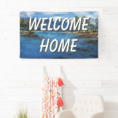 ウェルカムホームランドスケープ水バナー 横断幕 (インサイチュ)