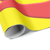 ウェルカムホームレッドカナリーイエローデザイン ラッピングペーパー (ロールコーナー)