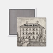 ウェルカムホームヴィンテージハウスバイヤ感謝してい不動産仲介業者 マグネット (正面/裏面)