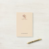 ウェルカムホーム不動産仲介業者おめでとう ポストイット (デスク上)