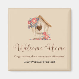 ウェルカムホーム不動産仲介業者おめでとう マグネット