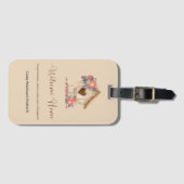 ウェルカムホーム不動産仲介業者おめでとう ラゲッジタグ (正面横)