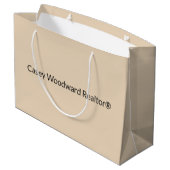 ウェルカムホーム不動産仲介業者おめでとう ラージペーパーバッグ (裏面アングル)