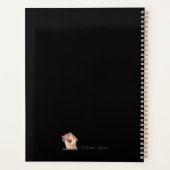 ウェルカムホーム不動産仲介業者の黒い色 プランナー手帳 (裏面)