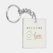 ウェルカムホーム不動産仲介業者クライアントの評価 キーホルダー (正面左)
