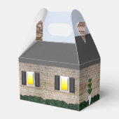 ウェルカムホーム不動産仲介業者ロゴホワイトブリックハウス フェイバーボックス (正面サイド)