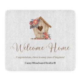 ウェルカムホーム不動産仲介業者 パーソナライズされた カッティングボード