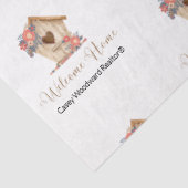 ウェルカムホーム不動産仲介業者 パーソナライズされた 薄葉紙 (詳細)