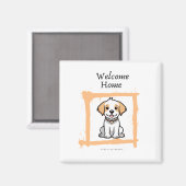 ウェルカムホーム冷蔵庫用マグネット マグネット (正面/裏面)