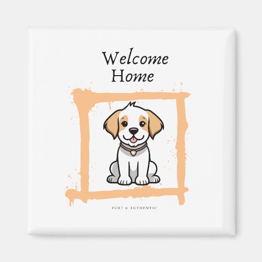 ウェルカムホーム冷蔵庫用マグネット マグネット (正面)