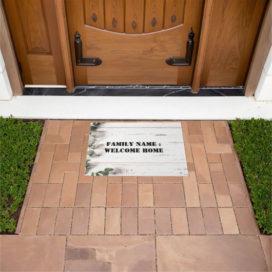 ウェルカムホーム外側前面の敷物 ドアマット (室外)