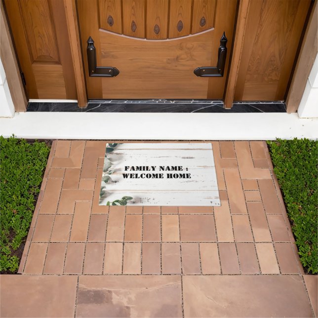 ウェルカムホーム外側前面の敷物 ドアマット (室外)