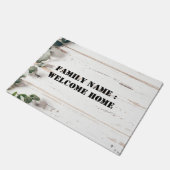 ウェルカムホーム外側前面の敷物 ドアマット (アングル)