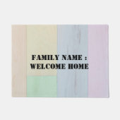 ウェルカムホーム外側前面の敷物 ドアマット (正面)