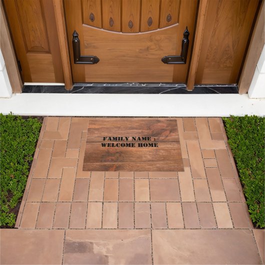 ウェルカムホーム外側前面の敷物 ドアマット (室外)