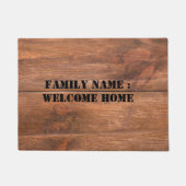 ウェルカムホーム外側前面の敷物 ドアマット (正面)