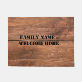 ウェルカムホーム外側前面の敷物 ドアマット