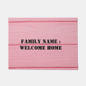 ウェルカムホーム外側前面の敷物 ドアマット (正面)