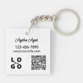 ウェルカムホーム実在エステートエージェントギフト キーホルダー (裏面)