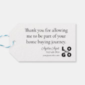 ウェルカムホーム実在エステートホーム閉店ギフト ギフトタグ (裏面横)