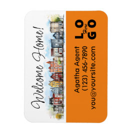 ウェルカムホーム実在エステート閉店ギフト マグネット