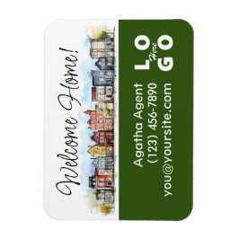 ウェルカムホーム実在エステート閉店ギフト マグネット